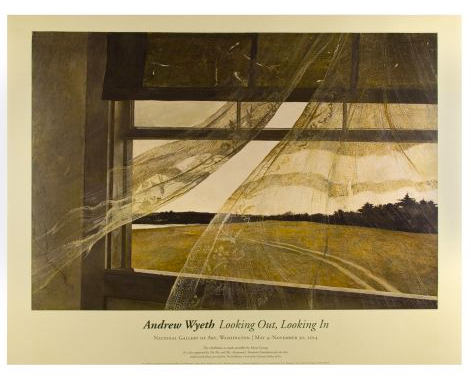 Exhibition poster, Andrew Wyeth's "Wind From The Sea"